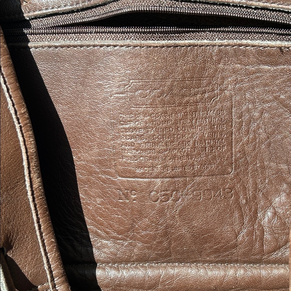 Vintage Coach Leather Backpack #9943 - Picture 2 of 15